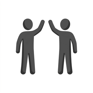pictogram Afscheid nemen