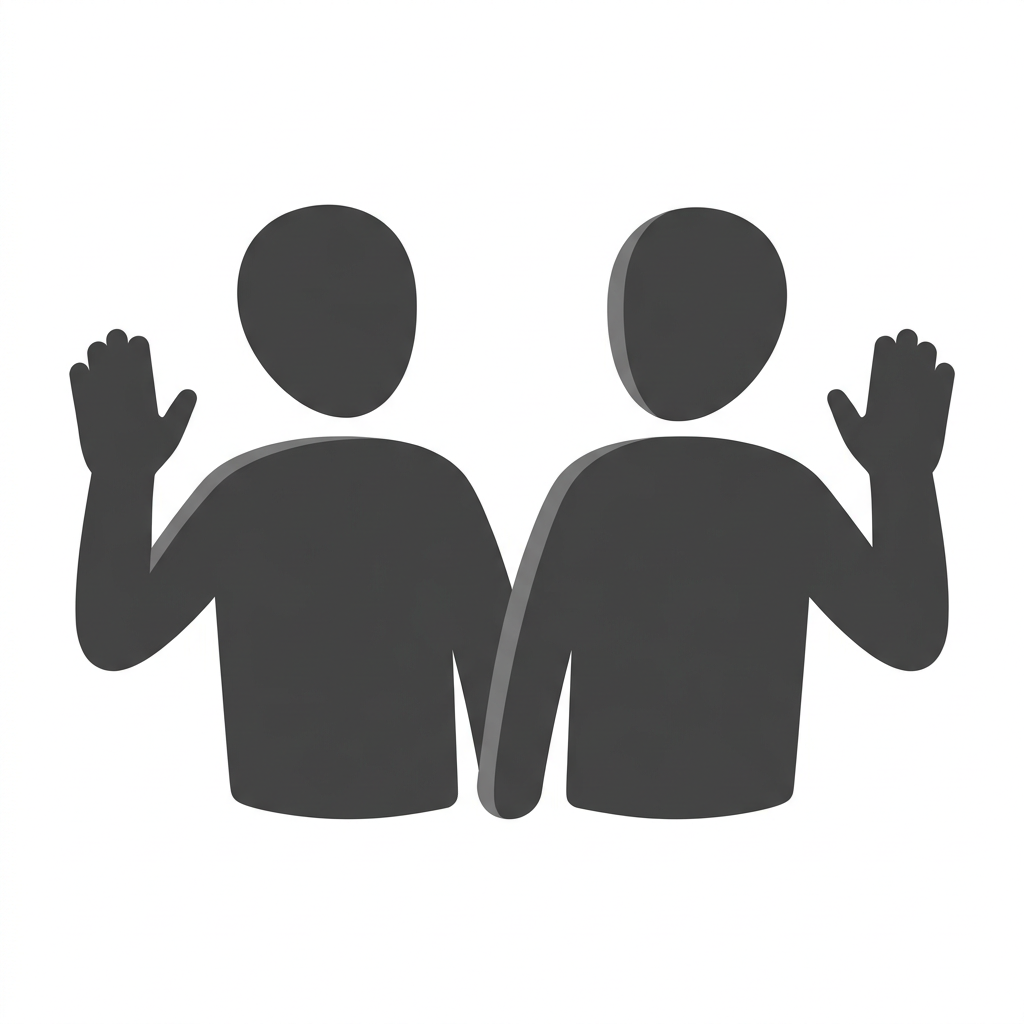 pictogram Begroeten