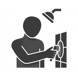pictogram De douche uitzetten