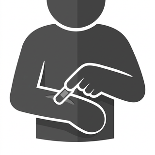 pictogram Een pleister plakken