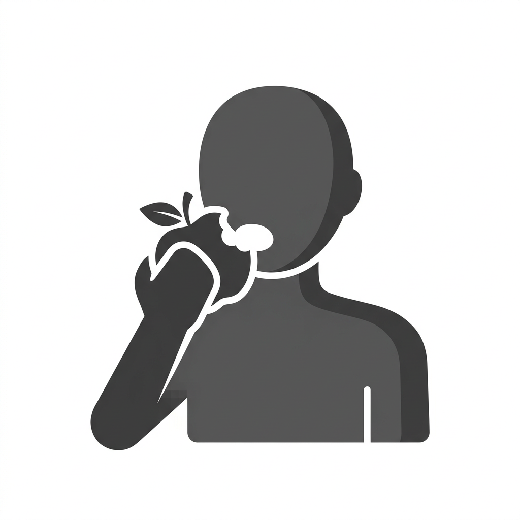 pictogram Fruit eten