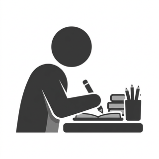 pictogram Huiswerk maken