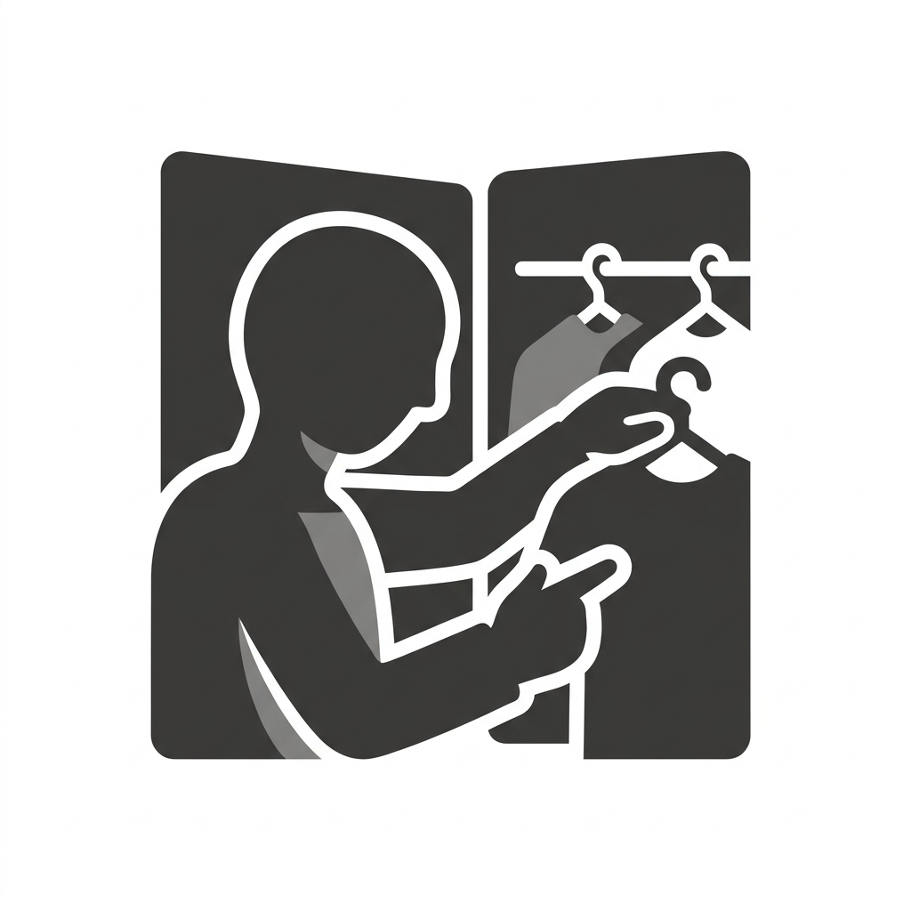 pictogram Kleding uitkiezen