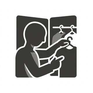 pictogram Kleding uitkiezen
