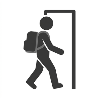 pictogram Naar de klas gaan