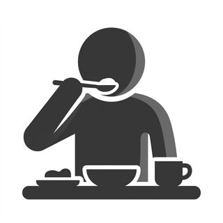 pictogram Ontbijten