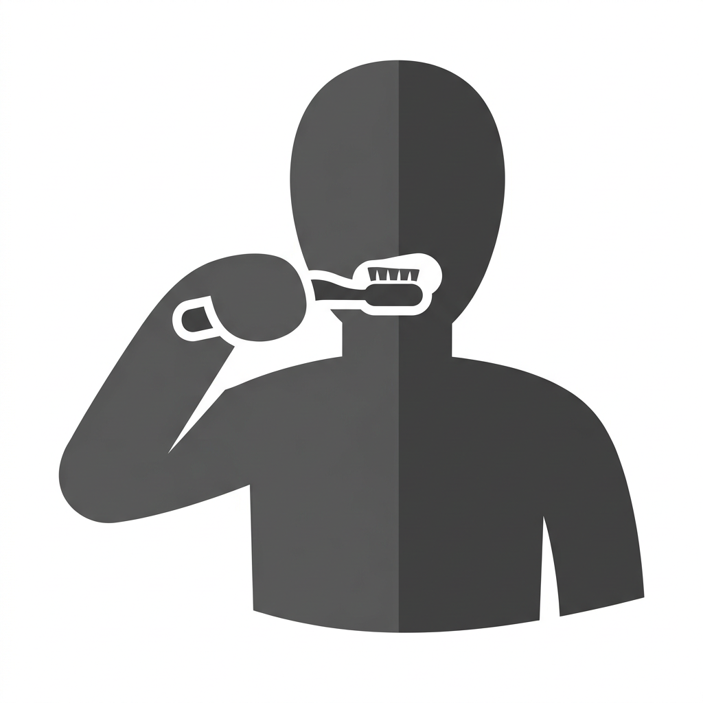 pictogram Tanden poetsen