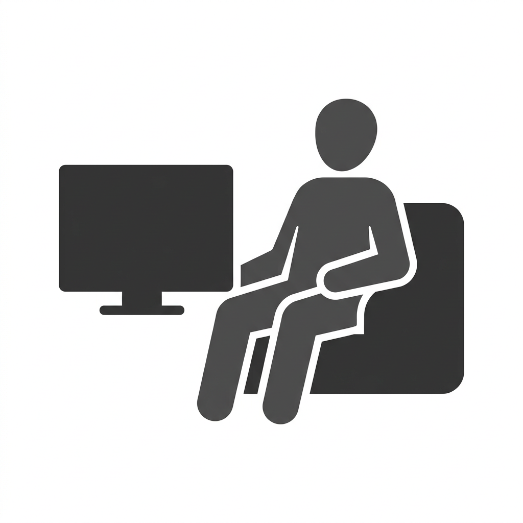 pictogram Televisiekijken